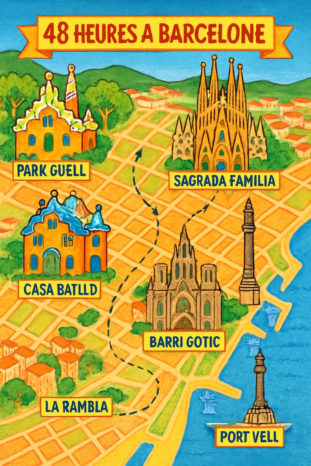 découvrez la barcelona card express 48h, la version économique du pass touristique pour profiter pleinement de barcelone à petit prix avec accès aux attractions et transports inclus.