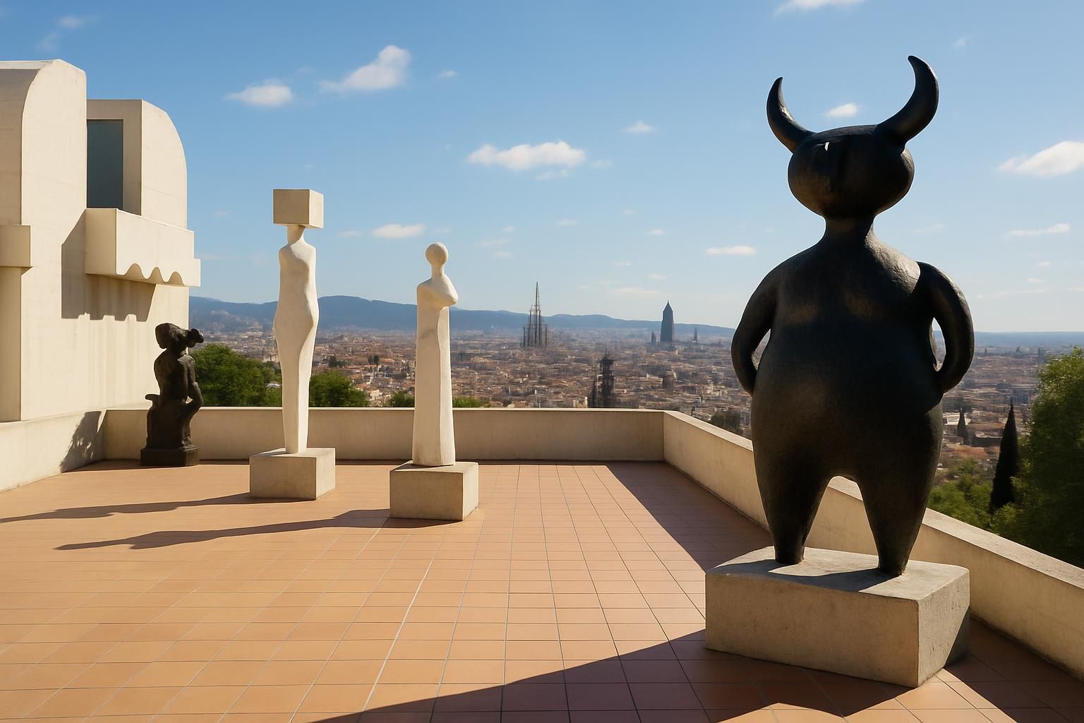 découvrez la fondation joan miró à montjuïc : achetez vos billets en ligne et explorez les œuvres majeures de l'artiste dans un cadre unique.