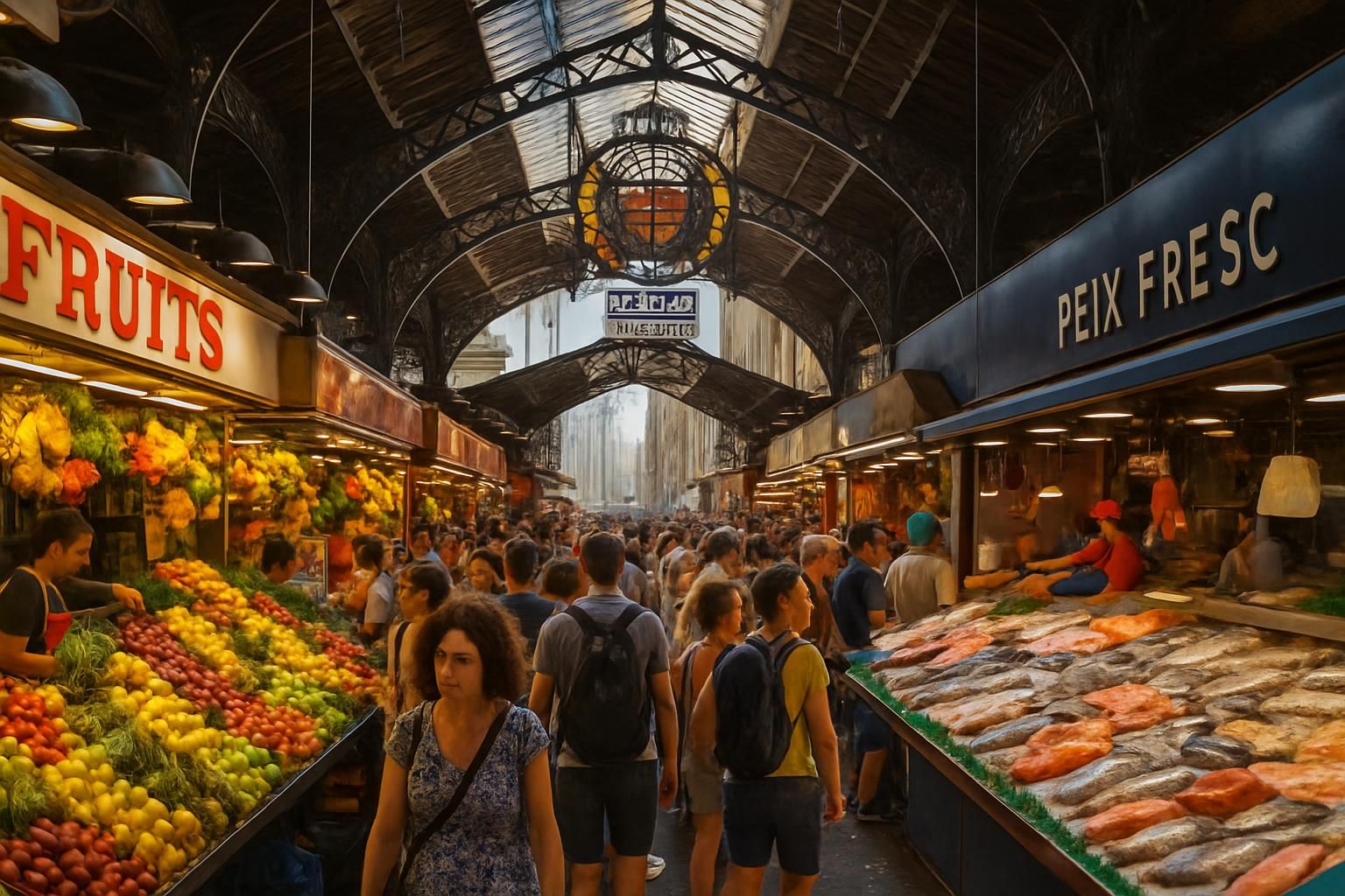 découvrez la rambla et le marché de la boqueria à travers ce guide de visite complet pour profiter pleinement de ces incontournables de barcelone.