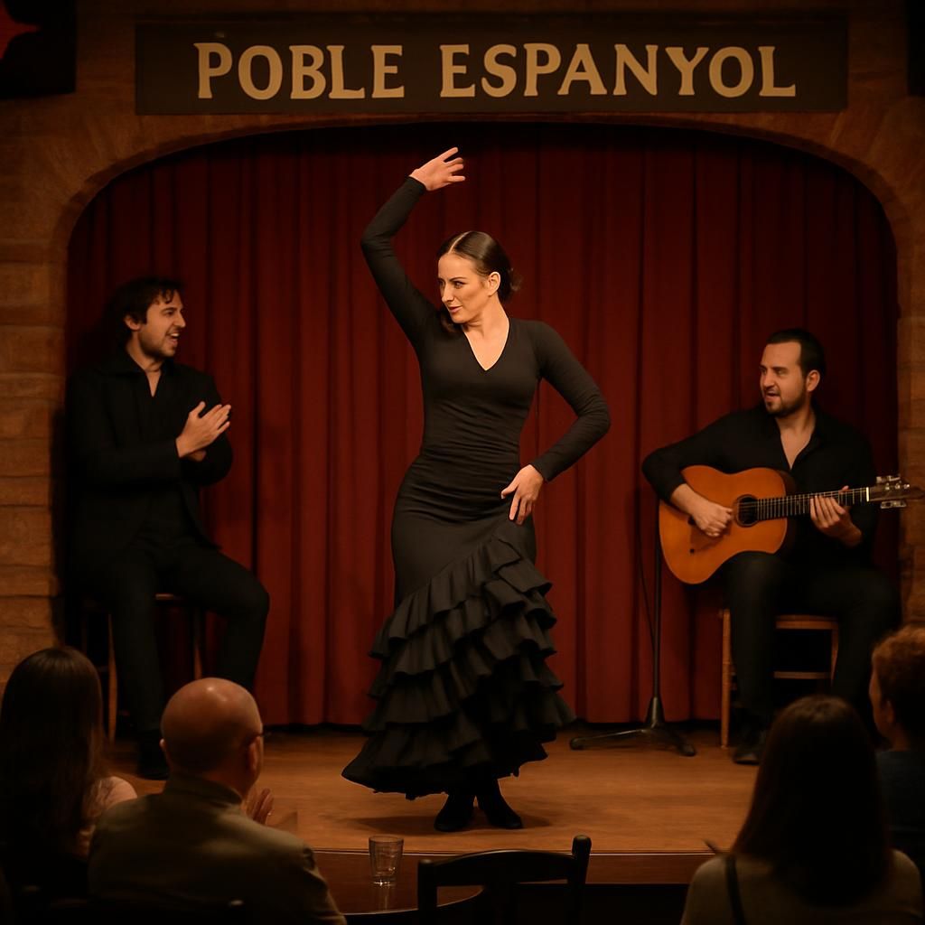 découvrez poble espanyol, le village espagnol de montjuïc à barcelone, un lieu unique qui présente l'architecture, l'artisanat et la culture des différentes régions d'espagne.