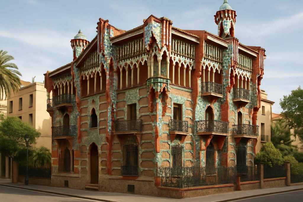 découvrez casa vicens, la première maison conçue par gaudí à barcelone, un chef-d'œuvre architectural alliant style oriental et modernisme catalan.