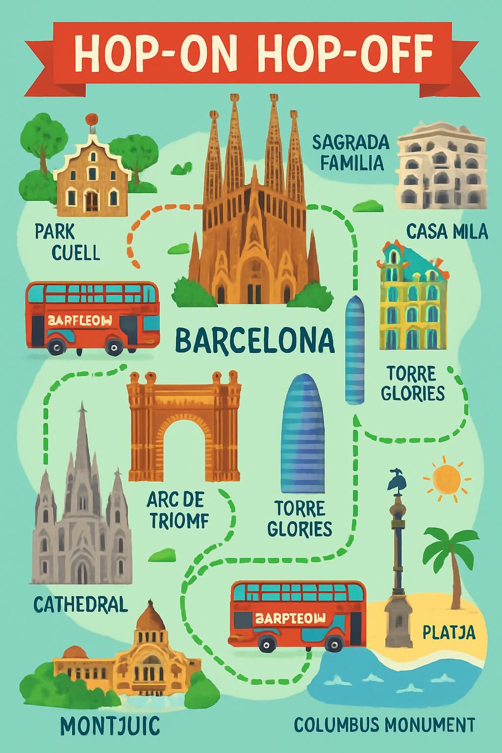 découvrez barcelone à votre rythme avec les billets hop-on hop-off : explorez les circuits touristiques incontournables en toute liberté.
