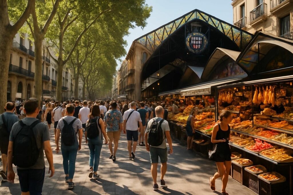 découvrez la rambla et le marché de la boqueria grâce à notre guide de visite complet, pour profiter pleinement de ces incontournables de barcelone.