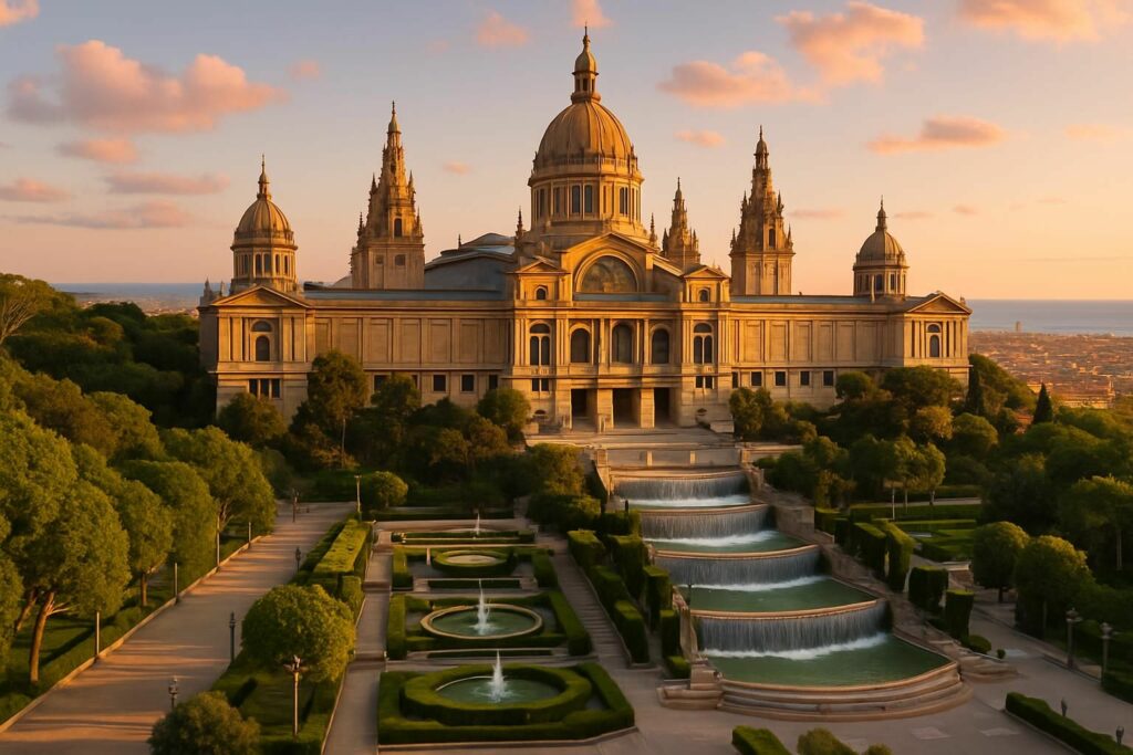 découvrez le mnac, le musée national d'art de catalogne, et profitez d'une vue panoramique spectaculaire sur barcelone mêlant art, histoire et paysages époustouflants.