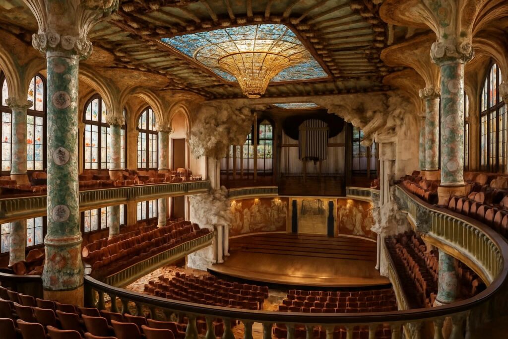 découvrez le palau de la música catalana, un joyau de l'architecture moderniste à barcelone. plongez dans son histoire, admirez ses détails artistiques et vivez une expérience culturelle unique lors de votre visite.