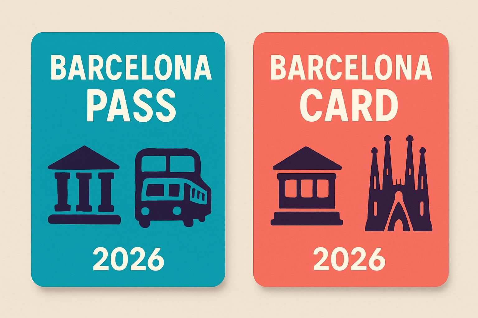 découvrez les tarifs 2026 de la barcelona card selon la durée et l'âge. comparez les prix pour profiter au meilleur rapport qualité-prix de votre pass touristique à barcelone.