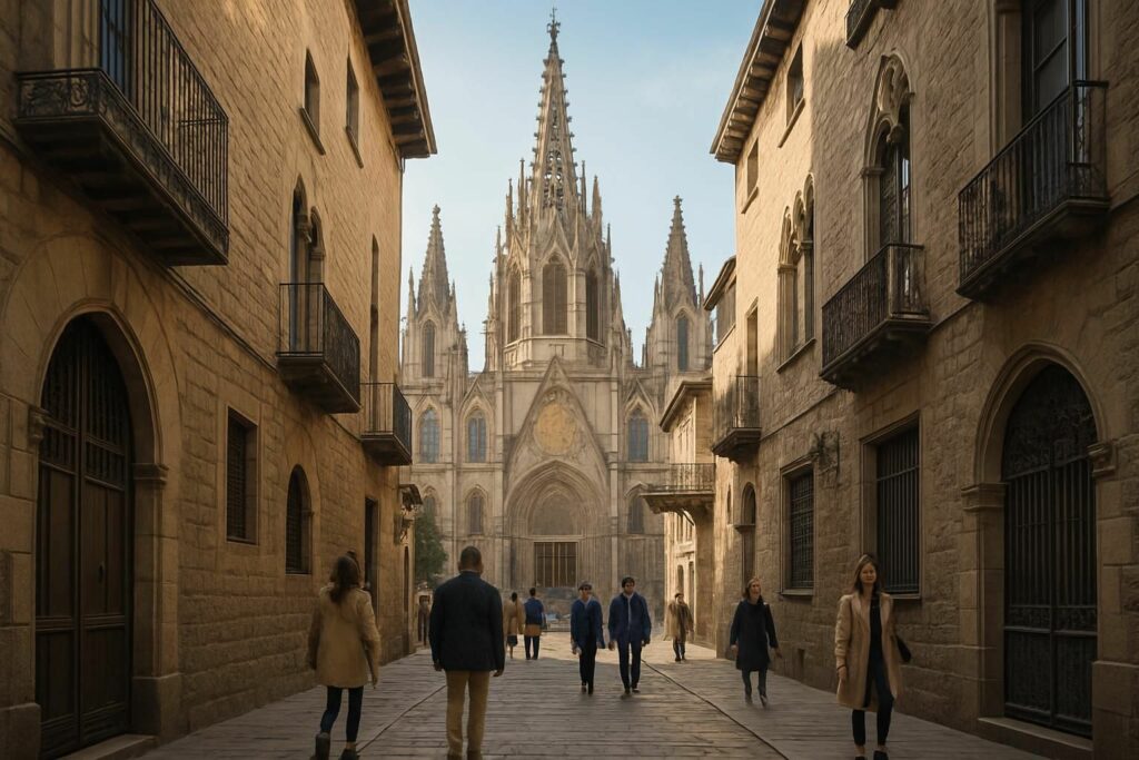 découvrez le quartier gothique et la cathédrale de barcelone avec notre itinéraire de visite détaillé pour explorer l'histoire, l'architecture et les trésors cachés de ce lieu emblématique.