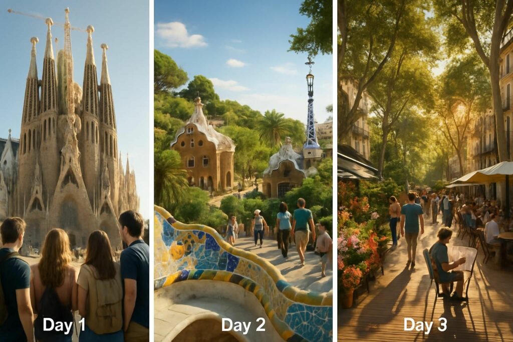 découvrez un itinéraire détaillé pour visiter barcelone en 3 jours, jour par jour, et explorez les meilleurs sites, quartiers et attractions de la ville catalane.